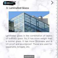 Types of Glass used in Construction Volume-1
