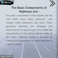 The basic components of highways