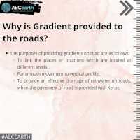 Road gradient