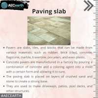Types of Paving slab-Volume I